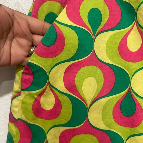Loudmouth Green and Pink Golf Skirt size 10 - Picture 3 of 4